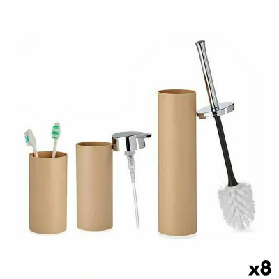 Afbeelding van Badset Bruin Plastic (8 Stuks)