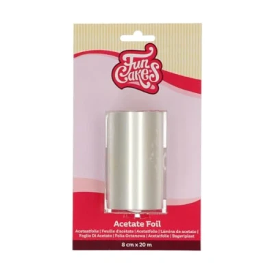 Afbeelding van FunCakes Acetaatfolie Taartrand 8 cm x 20 m