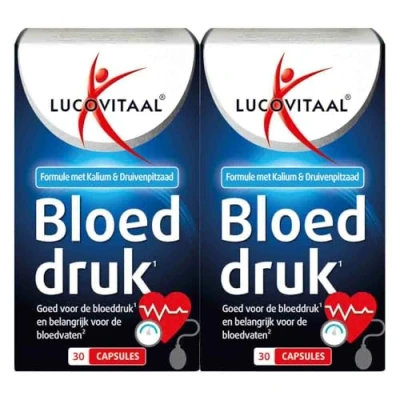 Afbeelding van 2+2 gratis: 2x Lucovitaal Bloeddruk 30 capsules