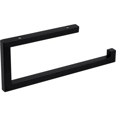 Afbeelding van Handdoekrek Differnz (35 x 14 cm, RVS, Zwart)