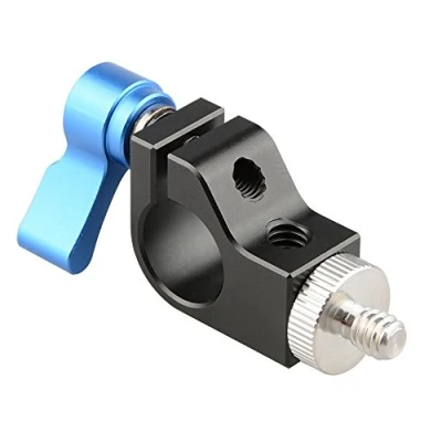 Afbeelding van CAMVATE Enkele staaf Klem met 15mm Rail Support Systeem voor Camera Minitor (Blue Thumbscrew)