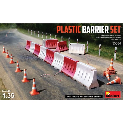 Afbeelding van 1:35 MiniArt 35634 Plastic Barrier Set Modelbouwpakket