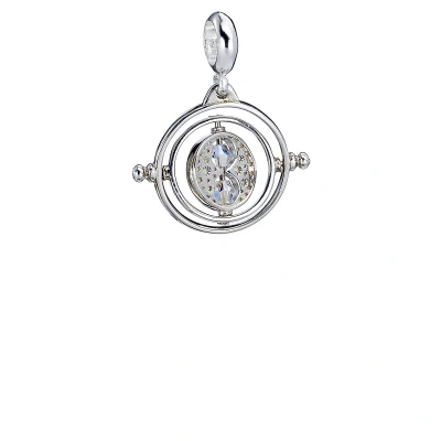 Afbeelding van The Carat Shop Harry Potter Sterling Zilveren Tijd Draaier Schuif Bedel met Kristallen