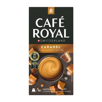 Afbeelding van 25% korting met code Café Royal Caramel 10 cups 1 stuk 50 g
