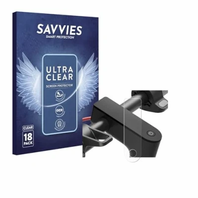 Afbeelding van Savvies Screenprotector voor Xiaomi Electric Scooter 4 Folie Beschermfolie transparant (18 Stuks)
