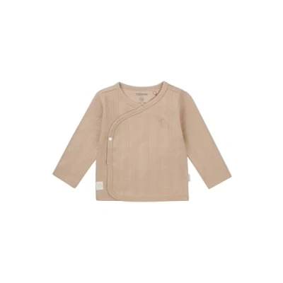 Afbeelding van Noppies Unisex Baby Tee Ozark T shirt met lange mouwen, Sesame P961, 50 cm
