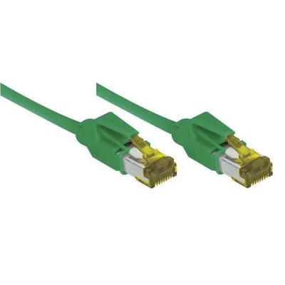 Afbeelding van Netwerksnoer RJ45 op Kabel CAT 7 S/FTP LSOH SNG groen 0.5 m