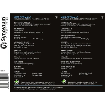 Afbeelding van Synovium MSM Optimal C