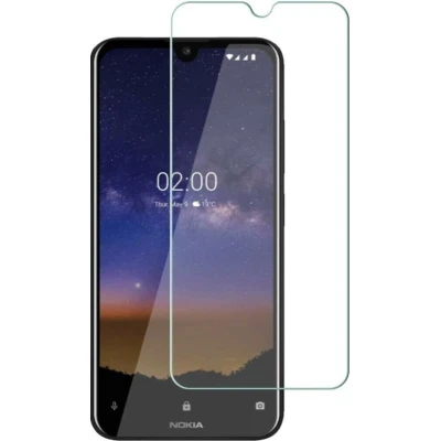 Afbeelding van Case2go Screenprotector voor Nokia 2.4 (2020) Tempered Glass Case Friendly Transparant