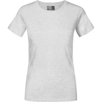 Afbeelding van Damesshirt &#039;Premium T&#039; met ronde hals Ash 3XL