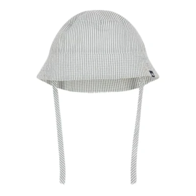 Afbeelding van Petit Bateau Jongens Bucket hoed met streepprint in de kleur Lichtgrijs, maat: 3 6 maanden