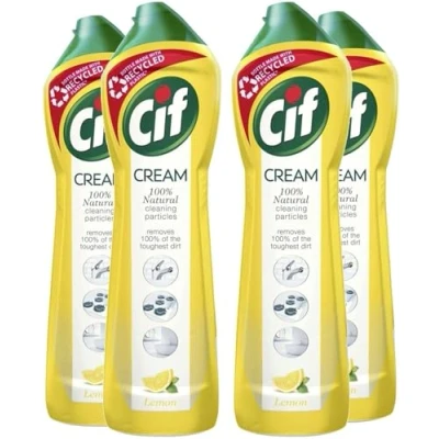 Afbeelding van Cif, Schuurmelk Crème, Citrus, 500 Ml, 4 Stuk