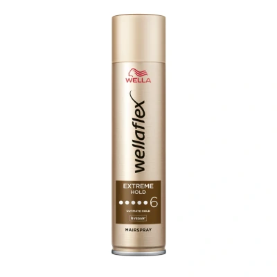 Afbeelding van 6x Wella Flex Haarspray Power Hold Mega Strong 250 ml