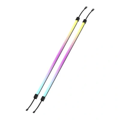 Afbeelding van CORSAIR LS350 Aurora RGB Lichtstrips 350mm 2x Magnetische Diffuse Individueel Adresseerbare LED Strips +5V ARGB Header of iCUE Regelaar naar 3 Pins Adapterkabel Meegeleverd