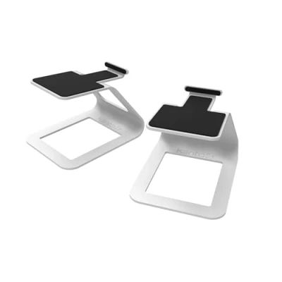 Afbeelding van Kanto SE2W Elevated Desktop Speaker Stands for Small Speakers White Pair