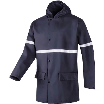 Afbeelding van SIOEN 4U10 Merton vlamvertragende/antistatische regenjas (marineblauw) 4U10A2FFXB90XL