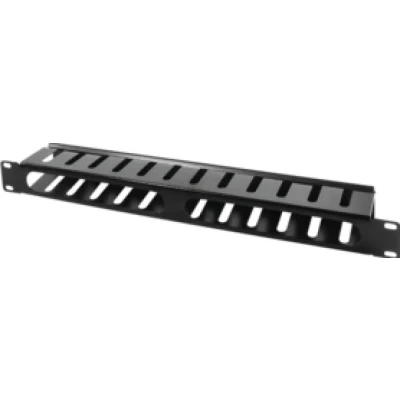 Afbeelding van LogiLink ORCC01B 19 inch Kabelvoering voor patchkast 1 HE Zwart