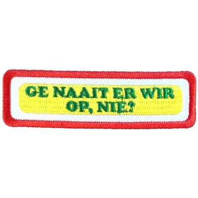 Afbeelding van Fjesta© Oeteldonk Embleem Oeteldonkse Uitspraken Ge Naait Er Op Carnaval Den Bosch