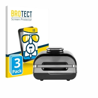 Afbeelding van BROTECT Screenprotector voor Ninja Foodi MAX AG551EU T5 Folie Beschermfolie Beschermglas transparant (3 Stuks)