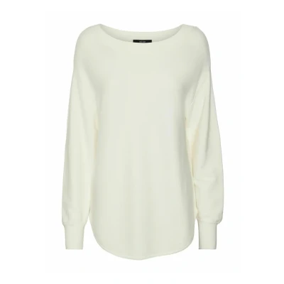 Afbeelding van Vero Moda Nancy LS Boatneck GA EXC Trui, Dames, Maat: XS, Birch
