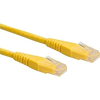 Afbeelding van Netwerkkabel Cat6 U/UTP 1 meter (100% koper, Geel)