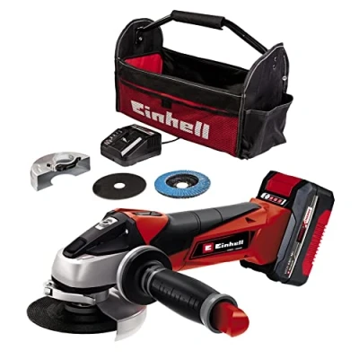 Afbeelding van Einhell TE AG 18/115Li accu Haakse Slijper 115 mm Incl. accessoires + 1 x 2.5 Ah oplader In tas 4431134