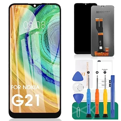 Afbeelding van Voor Nokia G21 scherm Vervanging G11 Lcd Touchscreen Digitizer Vergadering TA 1418 Reparatiesets (Zwart)