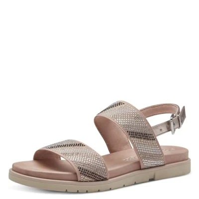 Afbeelding van MARCO TOZZI Heeled Sandal by Guido Maria Kretschmer 2 28403 42 dames, Rose Met Comb, 36 EU