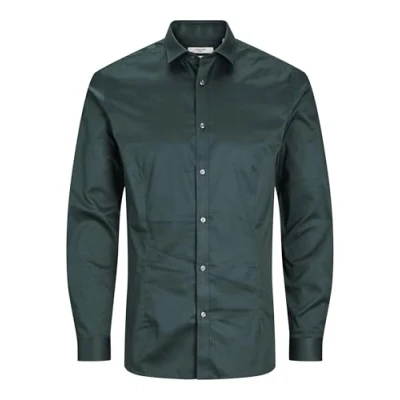 Afbeelding van Jack &amp; Jones Premium Parma Zakelijk overhemd Darkest spruce, Heren, Maat: Small, spruce