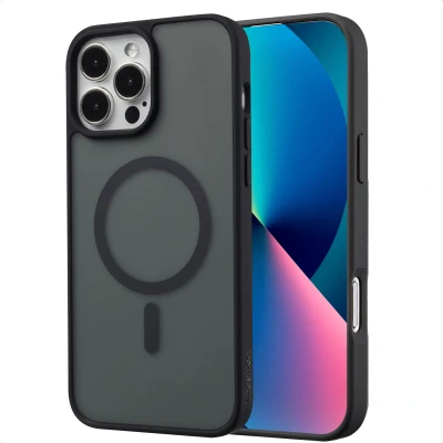 Afbeelding van Apple iPhone 13 Pro Max MagSafe Hoesje Kunststof imoshion Hardcase/Backcover Zwart Telefoonhoesje