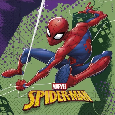 Afbeelding van Servetten Spiderman Team Up 33x33cm 20 stuks