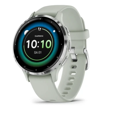 Afbeelding van Garmin 010 02785 01 Venu 3S Smartwatch Smart Watches horloge Groen