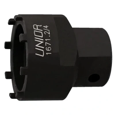 Afbeelding van Unior Heren Cartridge 1671.2/4 trapas gereedschap, metallic grijs, 8T UK