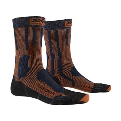 Afbeelding van X socks Wandelsokken Pioneer Nylon/polyester Blauw/rood Mt 39 41
