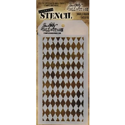 Afbeelding van Art Gone Wild Plastic Tim Holtz pijlen sjabloon