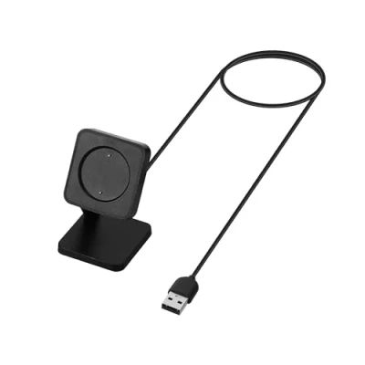 Afbeelding van kwmobile USB oplaadstandaard geschikt voor Huami Amazfit GTS 4 / GTR Pro Oplader smartwatch In zwart