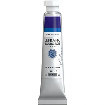 Afbeelding van Lefranc Bourgeois 404965 Extra fijne olieverf met hoogwaardige kunstenaarspigmenten, lichtecht, verouderingsbestendig 20ml Tube, Phtalocyanine Blue