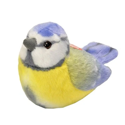 Afbeelding van Pluche pimpelmees knuffel met geluid 14 cm