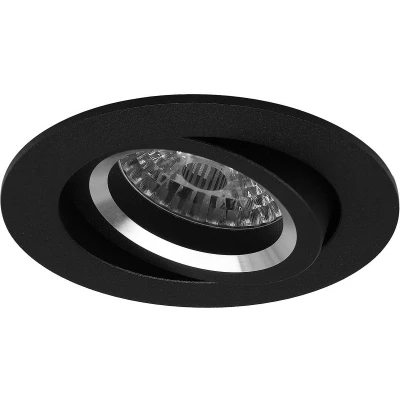 Afbeelding van LED inbouwspot Rens Rond Zwart Sceneswitch Dimbaar 5W Philips