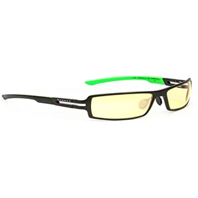 Afbeelding van Gunnar &amp; Razer RPG gameglazen Zwart en groen montuur + oranje lenzen filter 65% vermindering van visuele vermoeidheid