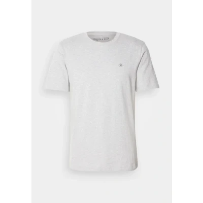Afbeelding van Scotch &amp; Soda CORE LOGO Tshirt basic, Heren, Maat: Medium, Grey melange