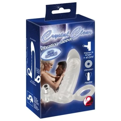 Afbeelding van Vibrerende Penis Sleeve Transparant