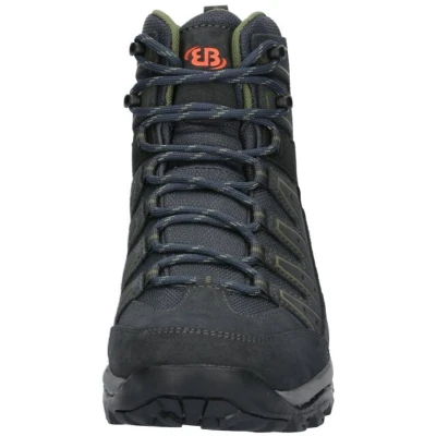 Afbeelding van Brütting Mount Pinos High Cross Hardloopschoenen, antraciet, groen, oranje, 43 EU