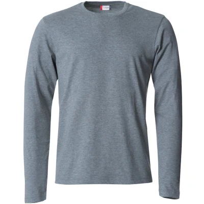 Afbeelding van Clique Basic T L/S 029033 Grijs melange