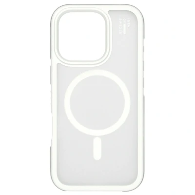 Afbeelding van Apple iPhone 16 Pro MagSafe Hoesje Gerecycled kunststof iDeal of Sweden Hardcase/Backcover Wit Telefoonhoesje Shockproof/Valbescherming