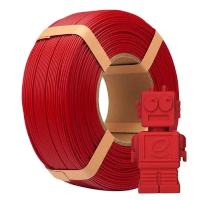 Afbeelding van eSUN PLA Navulfilament 1,75mm, Spoolless 3D Printing Filament Maatnauwkeurigheid +/ 0,05mm, 1KG Spoel (2.2 LBS) Snel voor Hoge Snelheid Printers (Vuurrood, 1KG)