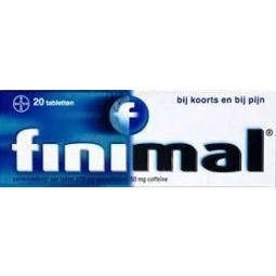 Afbeelding van Finimal Paracetamol met Coffeine R, 20 tabletten