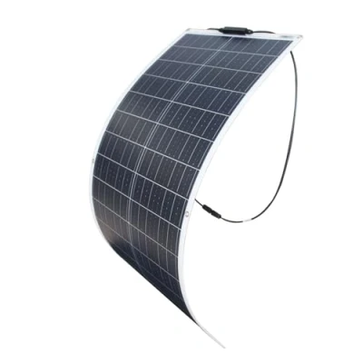 Afbeelding van Flexibel Zonnepaneel 100W 18V 100 W Monokristallijn Waterdicht Voor RV Dak Caravan Boot (1)