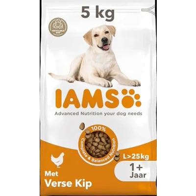 Afbeelding van Iams Dog Adult Large Kip 5 kg