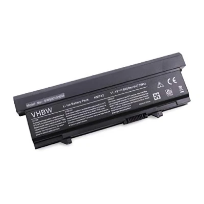 Afbeelding van vhbw Batterij compatibel met Dell Latitude E5400, E5410, E5500, E5510 Notebook (6600mAh, 11.1V, Li Ion, zwart)